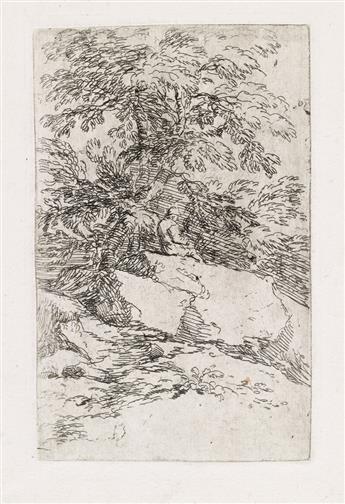 SALVATOR ROSA Three etchings.